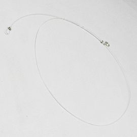 COLLAR TANZA 42CM /PLATA